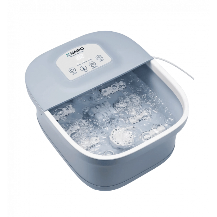 Спа-масажер NAIPO Foot Spa Massager для ніг з підігрівом, вібрацією та функцієюмасажу Шиатцу з діста