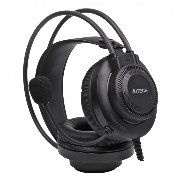 Навушники A4-Tech FH200U (Grey) USB з мікрофоном,колір сірий