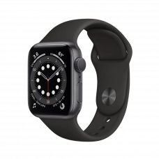 Apple Watch S6 40mm Sp Gray Alu Black Sp Band (MG133) БУ