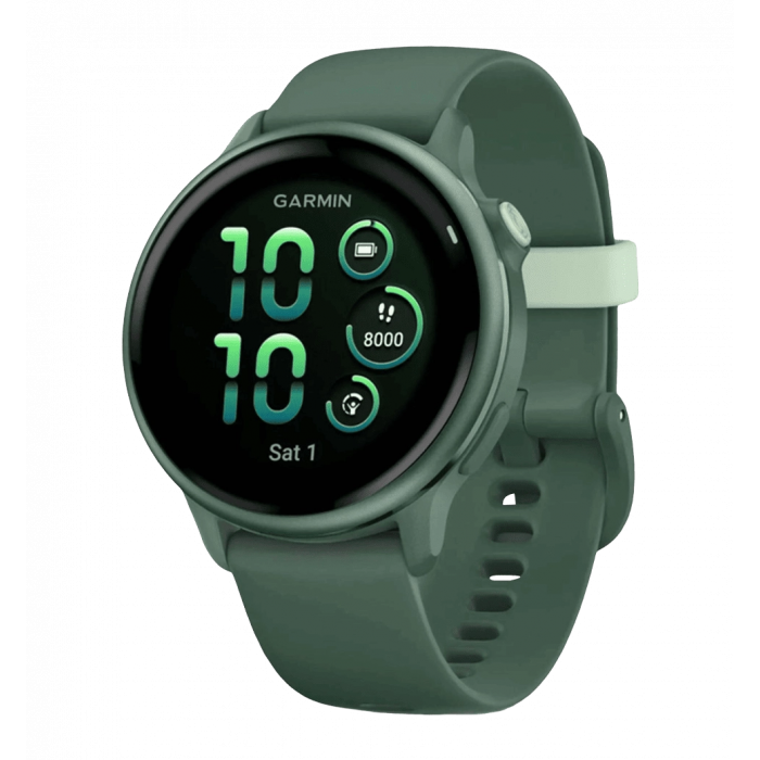 Смарт годинник Garmin Vivoactive 6 Metallic Jasper Green with Jasper Green Band (010-02985-02)