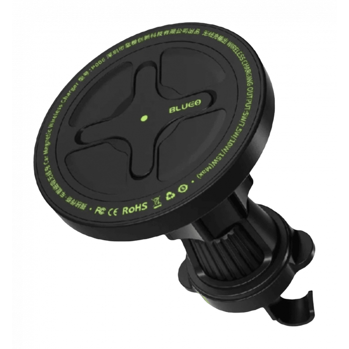 Car holder Blueo Ape Legend Car Mount Magnetic Wireless Charger Black (BC5955B)
