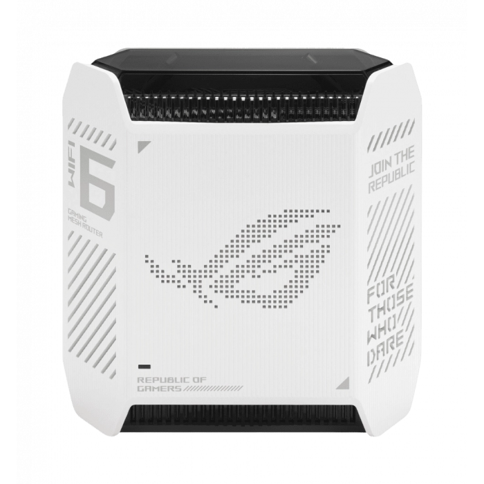 Система WiFi-Mesh ASUS ROG Rapture GT6 AX10000, 3xGE LAN, 1x2.5GE WAN, 1xUSB 3.2, 1мод, білий