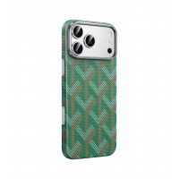 Чохол Keephone KEVLAR PRAGUE MagSafe Case for 17 Pro Max Moss (KPKVPG17PMMT)