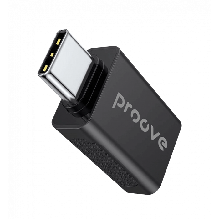 Adapter OTG Proove Extention USB to Type-C (black)