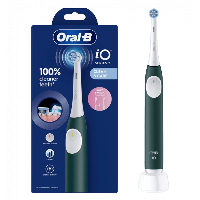 Электрическая зубная щетка BRAUN Oral-B iO Series 2 iOS2.1C9.0 Green (8700216611848)