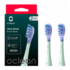 Насадка для зубної електрощітки Oclean UW01 G02 Ultra White Brush Head Green (2 шт) (6970810553529)
