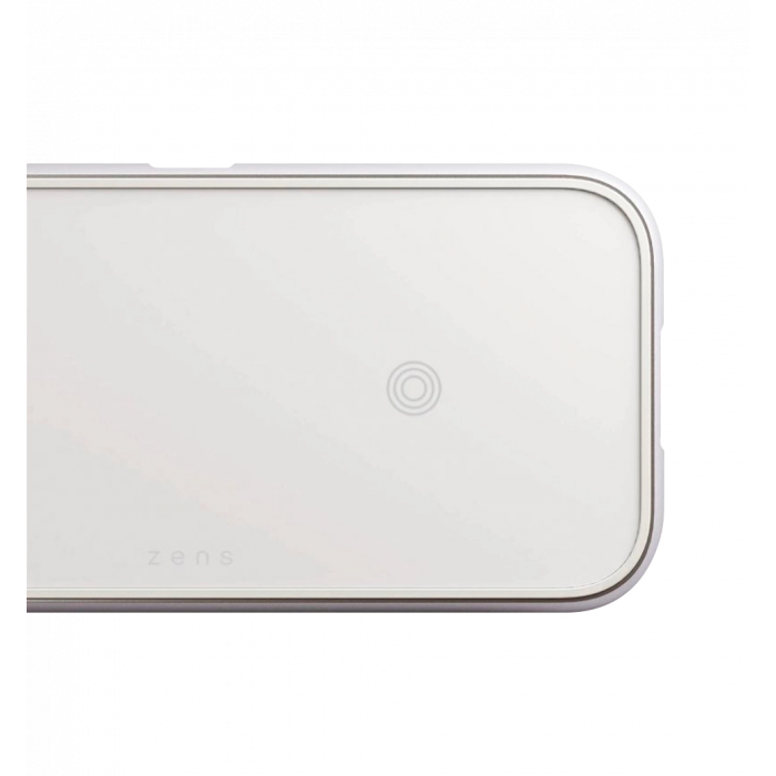 Зарядна станція Zens Dual Aluminium Wireless Charger White USB-C 30W PD Wall Charger (ZEDC10W/00)