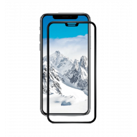 Захисне скло +NEU Chatel Full 3D Crystal with Mesh for iPhone 11/XR Front Black