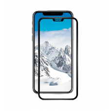 Захисне скло +NEU Chatel Full 3D Crystal with Mesh for iPhone 11/XR Front Black