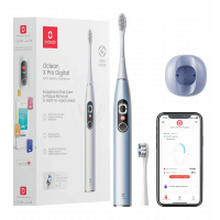 Умная зубная электрощетка Oclean X Pro Digital Electric Toothbrush Glamour Silver (6970810552560)