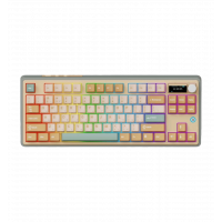 Бездротова механічна клавіатура Ajazz AK870 Jasmine Switch - Yellow (AK870-JS-YWG)