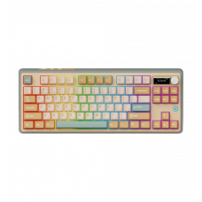 Бездротова механічна клавіатура Ajazz AK870 Jasmine Switch - Yellow (AK870-JS-YWG)