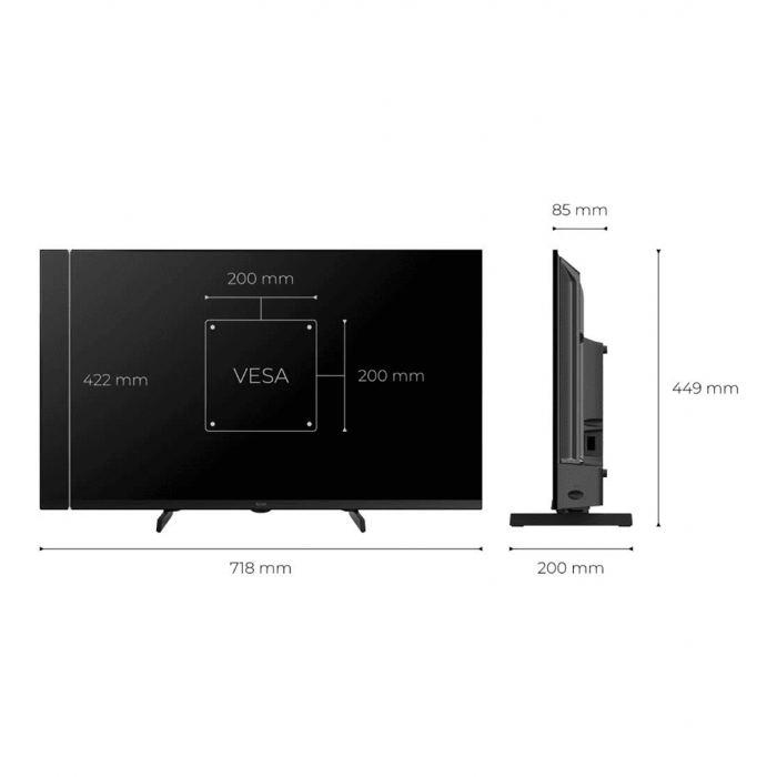 Телевізор 40", FHD, Google TV  40F800KB
