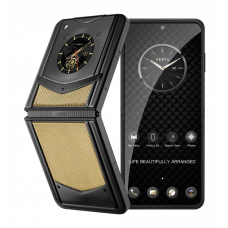 VERTU IRONFLIP CARBON TEXTURE SERIES Yellow