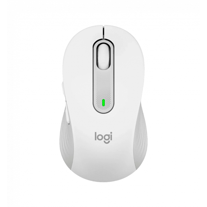 LOGITECH M650L Signature Bluetooth Mouse - OFF-WHITE - LEFT