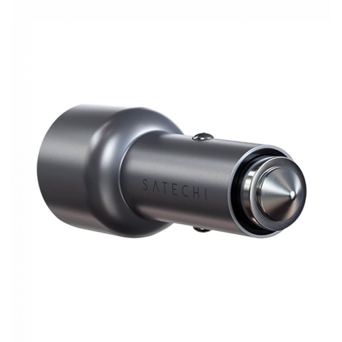 АЗП Satechi 40W Dual USB-C PD Car Charger Space Grey (ST-U2C40CCM)