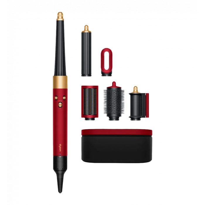 Стайлер для прямого волосся Dyson Airwrap i.d. Multi-Styler and Dryer Straight+Wavy Red Velvet/Gold (596926-01)