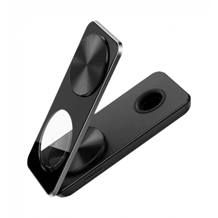 Беспроводная зарядка Mcdodo [CH-1150] Foldable Magnetic Travel Charging Station 3in1 (Black)