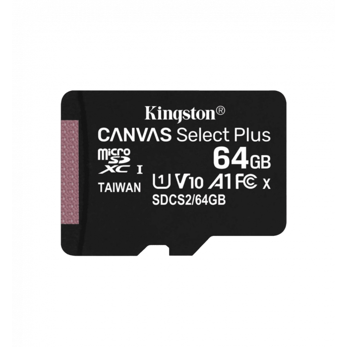 Карта пам'яті 64GB microSDXC C10 A1 Canvas Select Plus 100R UHS-I, U1, V10, Two Pack + Single ADP SD