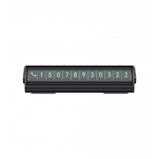 Парковальная карта Proove Twins Parking Number Plate black