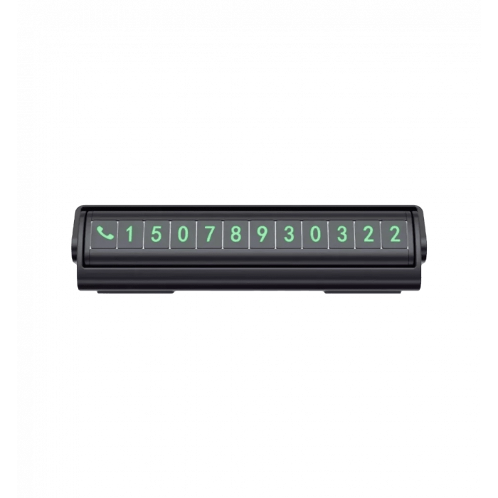 Парковальная карта Proove Twins Parking Number Plate black