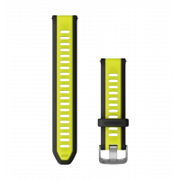 Garmin Quick Release Silicone Straps (20mm) Bright Yellow/Black