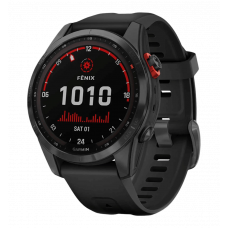 Смарт-годинник Garmin Fenix 7S Solar Slate Gray with Black Band (010-02539-12/13)