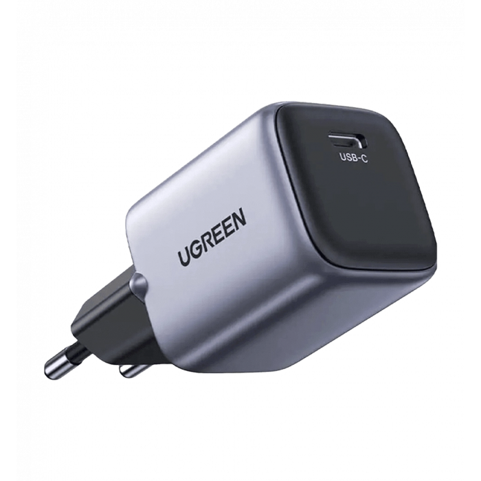 Адаптер UGREEN CD319 Nexode Mini 30W PD GaN Tech Charger Grey (90666)