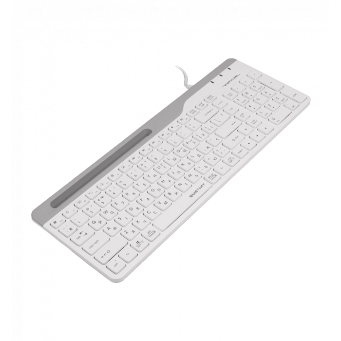 Клавіатура A4Tech Fstyler FK25 (White), USB, колір білий