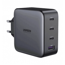Мережевий зарядний пристрій UGREEN CD226 USB-A+3xUSB-C 100W GaN Tech Fast Charger Grey (40747)