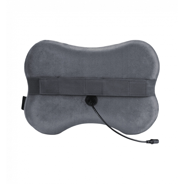 Масажна подушка NAIPO Back and Neck (Ultra-soft Plush Fabric) для спини та шиї з підігрівом та додат