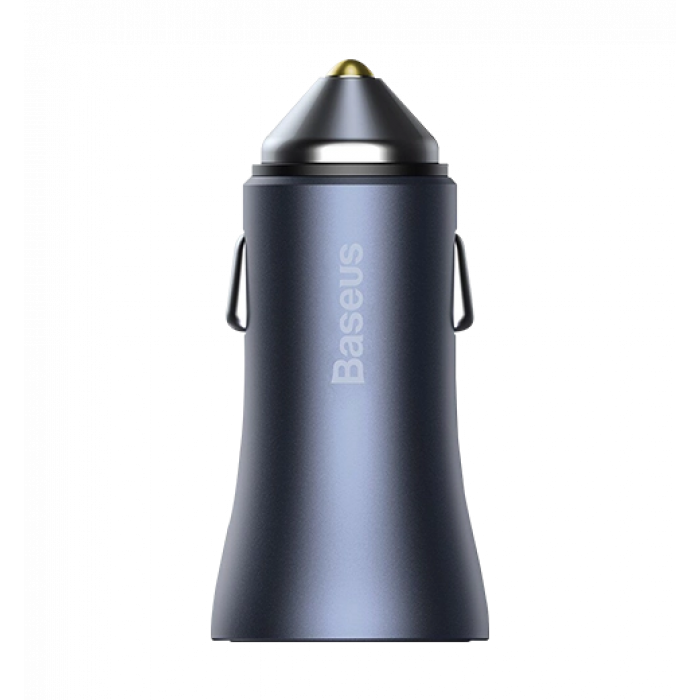 АЗП Baseus USB+USB-C Golden Contactor Pro 40W Dark Gray (CCJD-0G)