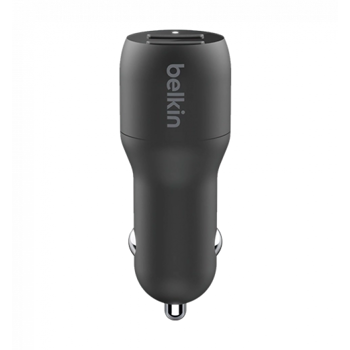 АЗП Belkin Car Charger 24W Dual USB-A, black (CCB001BTBK)