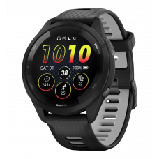 Смарт-годинник Garmin Forerunner 265 Black Bezel and Case w. Black/Powder Gray Silicone Band (010-02810-10)