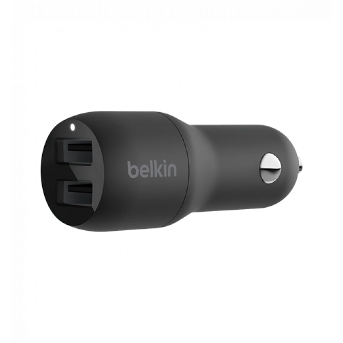 АЗП Belkin Car Charger 24W Dual USB-A, black (CCB001BTBK)