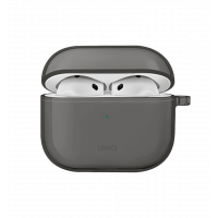 Чохол UNIQ Glase для AirPods 4 glossy smoke (UNIQ-AIRPODS(2024)-GLSSMK)