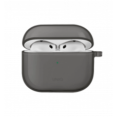 Чохол UNIQ Glase для AirPods 4 glossy smoke (UNIQ-AIRPODS(2024)-GLSSMK)