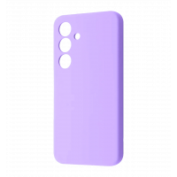 Полный силиконовый чехол Чохол WAVE Samsung Galaxy S24 FE (светло-фиолетовый)