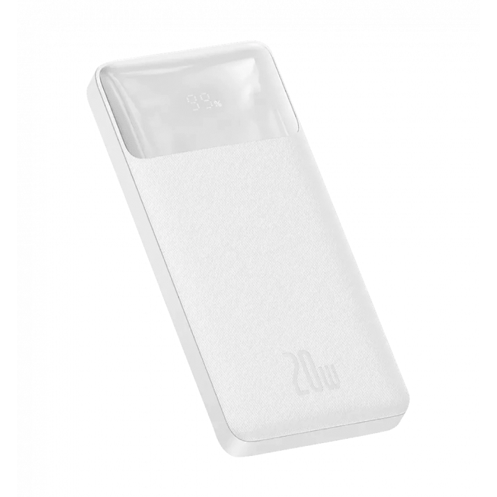 Доп батерея Baseus Bipow Digital Display 20W 10000mAh White (PPDML-L02)
