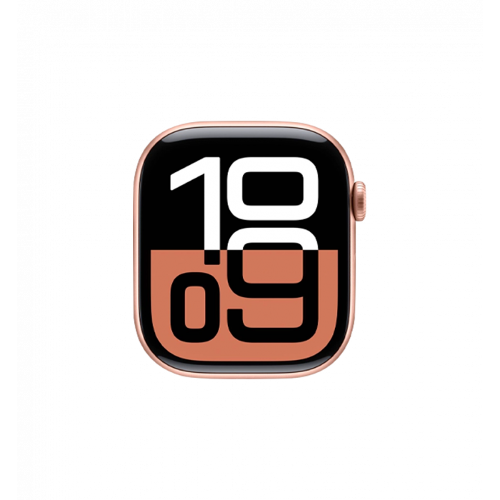 Apple Watch Series 10 42mm Rose Gold Aluminum Case with Light Blush Sport Band - S/M (MWWH3)