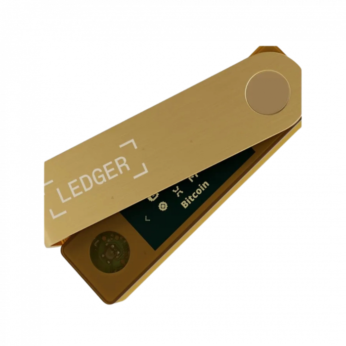 Крипто-гаманець Ledger Nano X Gold