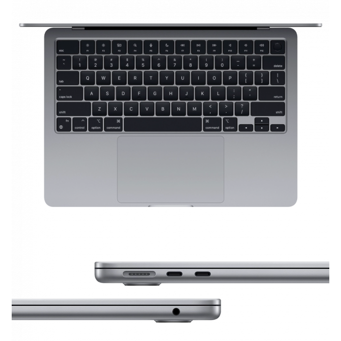 MacBook Air 15" Apple M3/8CPU/10GPU/8GB/256GB SSD/Space Gray (MRYM3)