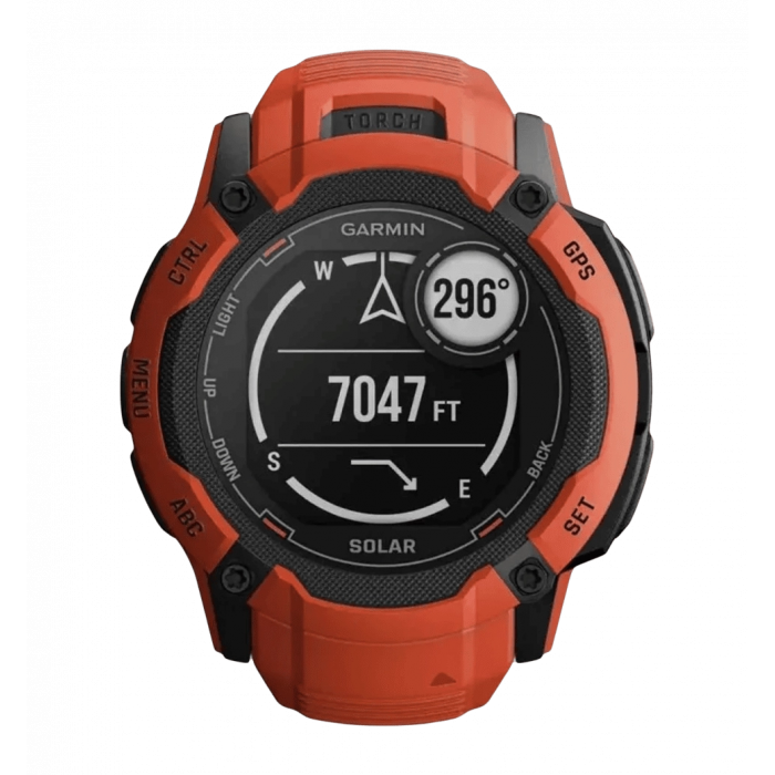Смарт-годинник Garmin Instinct 2X Solar Flame Red (010-02805-01) UA