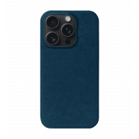 Чохол Kartell  for iPhone 15 Pro Max MagSafe Alcantara Blue