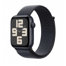 Apple Watch SE 2 2024 44mm Midnight Aluminium Case with Ink Sport Loop (MXEP3)