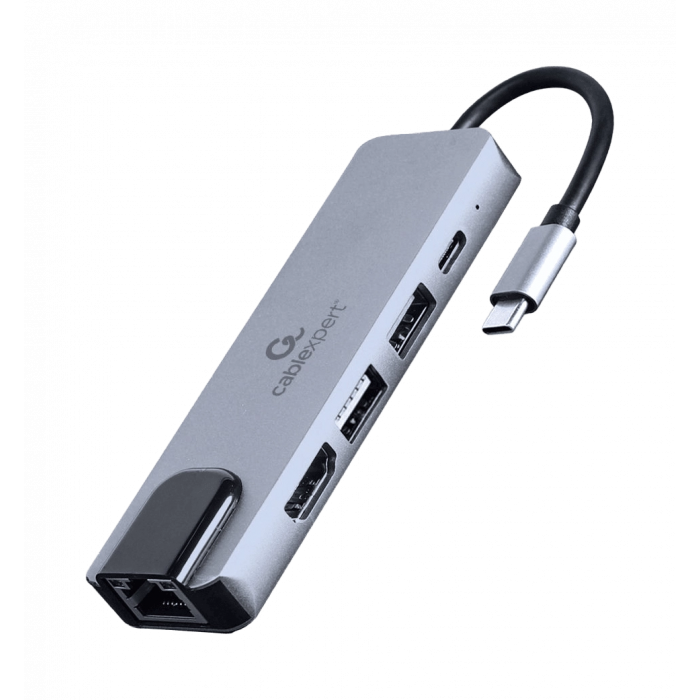 Адаптер Cablexpert A-CM-COMBO5-04, USB Type-C 5-в-1