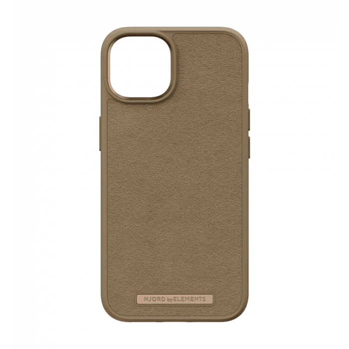Чохол Njord Suede Comfort+ Case Camel for iPhone 14 Pro (NA43CM04)