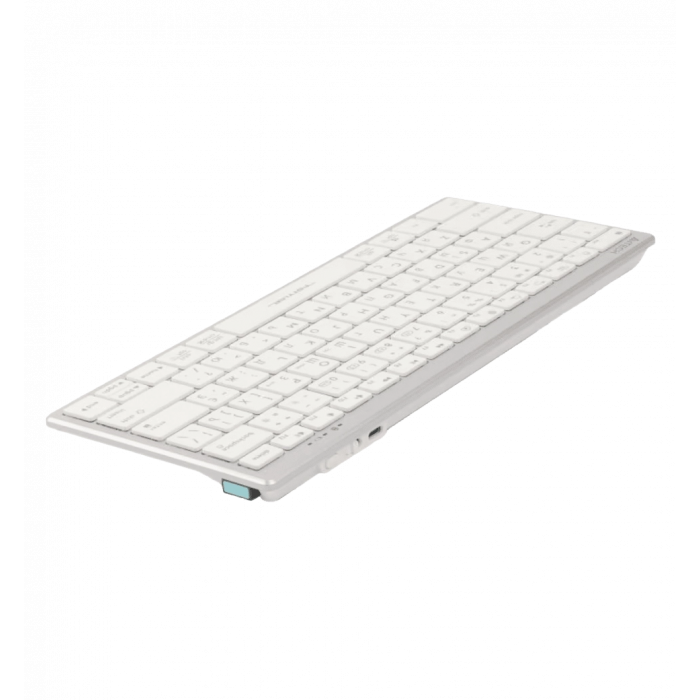 Клавіатура A4-Tech Fstyler FBX51C бездротова, біла