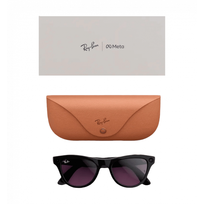 Смарт-окуляри Ray-Ban Meta Skyler Shiny Black/Amethyst Transitions (RW4010 601/CH 52-20)