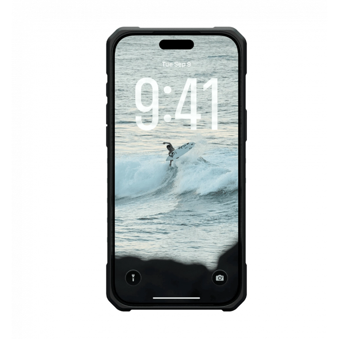 UAG case for iPhone 17 Pro Max, Pathfinder Clear MagSafe, Ash/Black